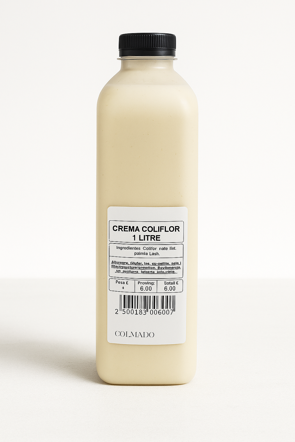 crema de coliflor