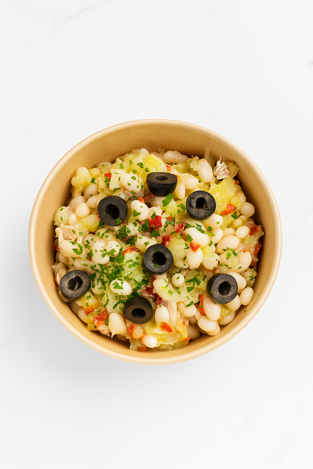 Empedrado con at&uacute;n