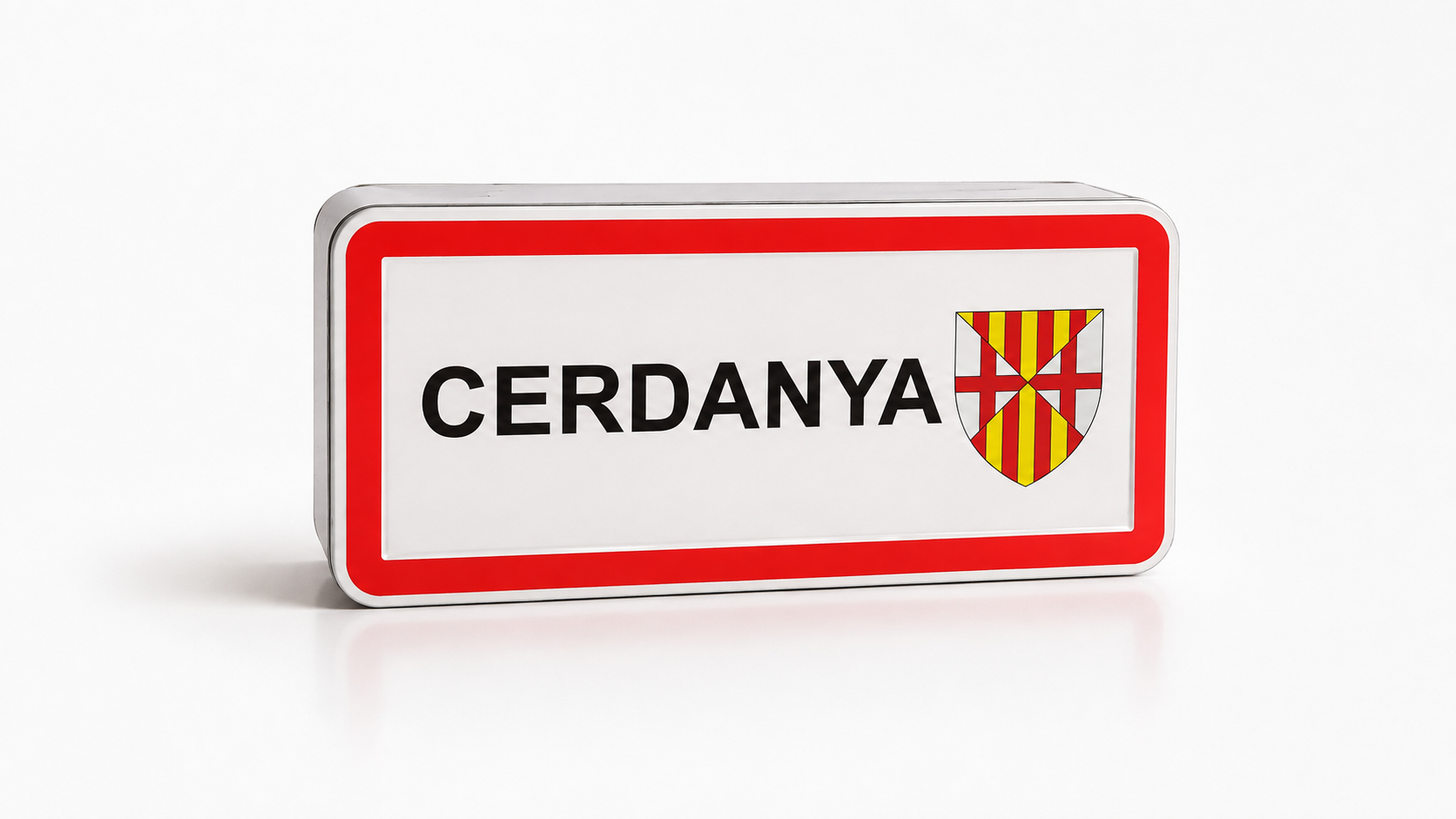 Caixa de galetes CERDANYA per a regal/souvenir